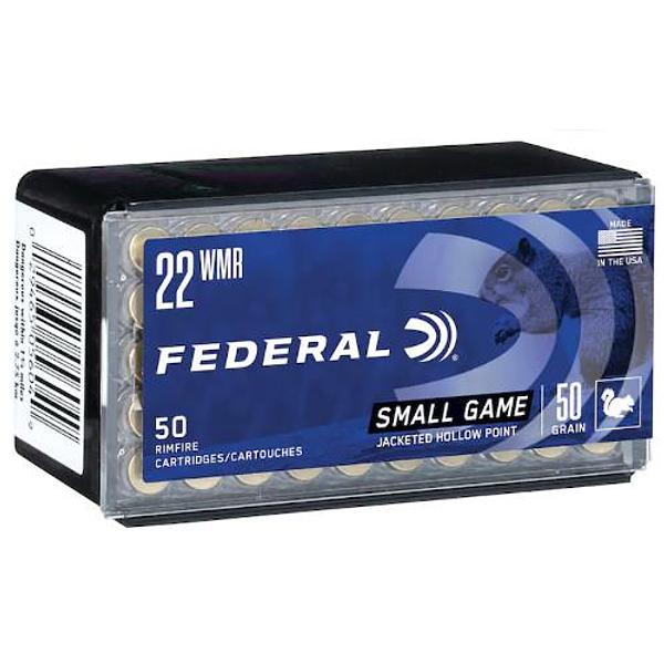Federal Game-Shok 22WMR 50GN JHP 1530FPS (500)