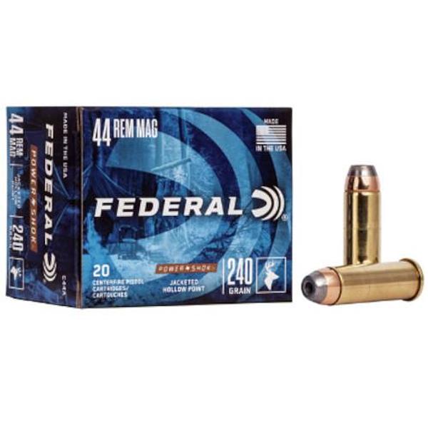 Federal 44 Remington Magnum 240GN JHP Power-Shok (20)