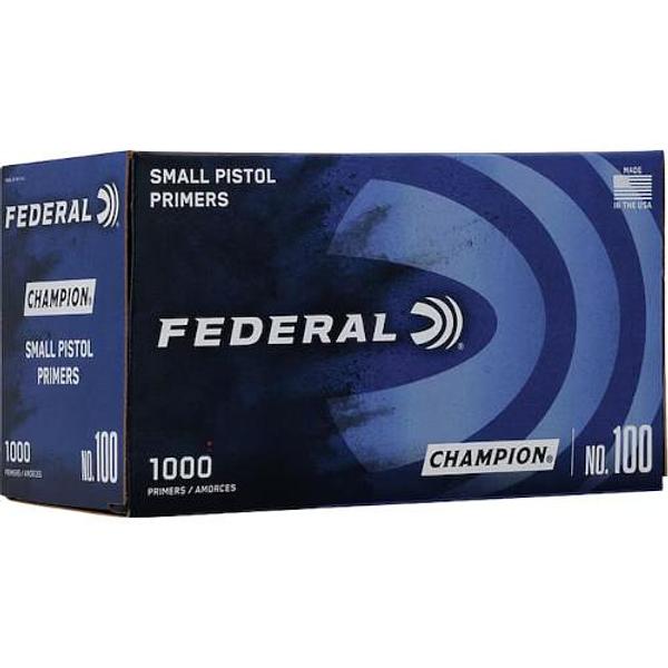 Federal 100 Small Pistol Primers (1000)